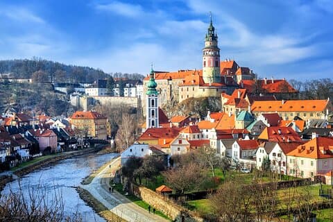 Luksus dagstur til eventyrbyen Cesky Krumlov fra Praha