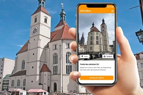 Visite autoguidée de la chasse au trésor et des sites touristiques de Ratisbonne