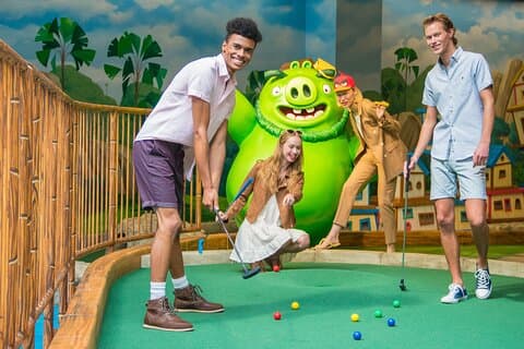 American Dream Angry Birds Indoor-Minigolf-Ticket