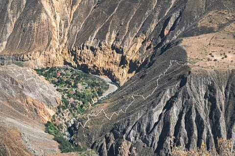 2-tägige Colca Canyon-Wanderung mit Abholung und Rückgabe