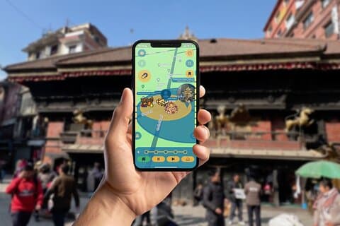 Katmandou Durbar GPS App Walking Tour Mobile Game