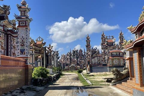 Hue to Hoi An by Private Car via City of Ghost, Monkey Mountain