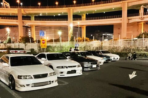 Daikoku PA en Tokyo Ultimate Driving Tour (JDM en Supercar)