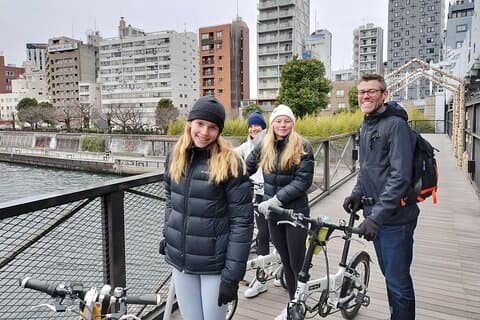 2,5 timers guidet cykeltur i det centrale Tokyo