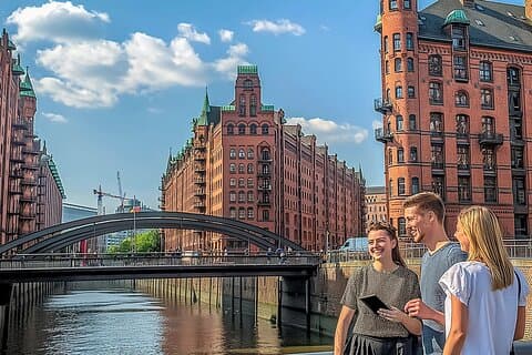 Rallye urbain du livre audio à travers la Speicherstadt de Hambourg