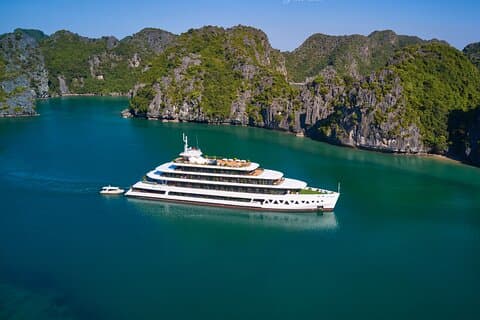 Elite of the Seas lyxkryssning i Halong och Lan Ha Bay