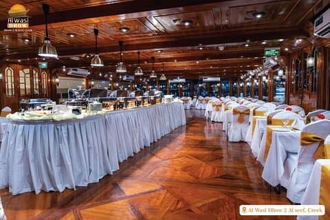 Dubai Beste Dhow Cruise-dinerbuffet (Multi Cusine)