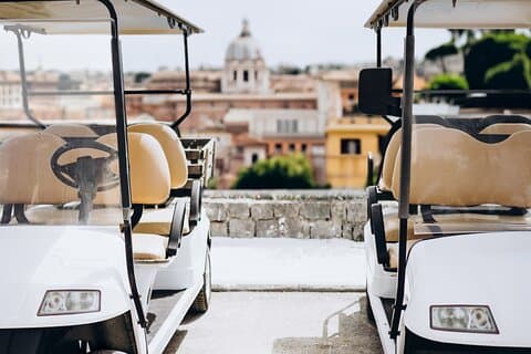 Destacados privados de Roma en carrito de golf