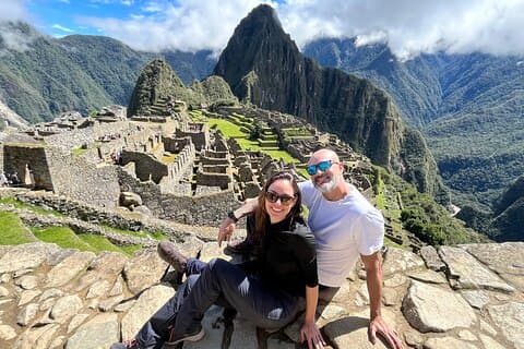 Privégids in Machupicchu.