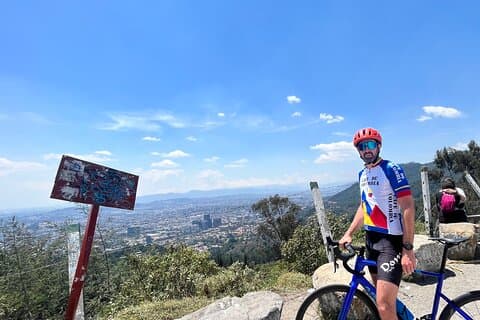 3-stündige gemeinsame Rennradtour in Bogota