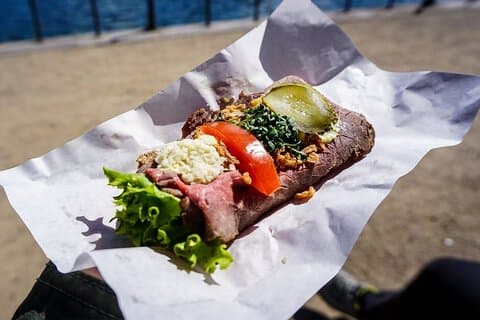Beste København mat tur med 5 + smaksprøver av Dansk mat