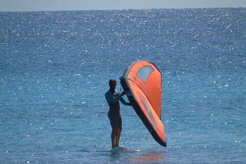 Vingefolie i Santa Maria Bay
