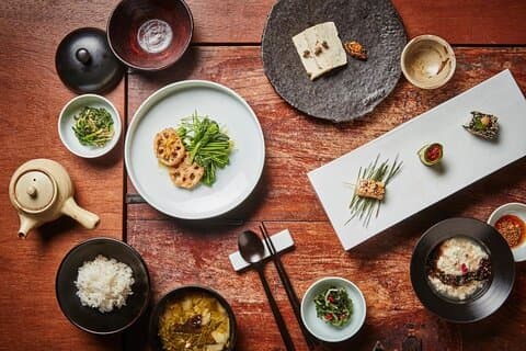 Seoul : 8 - år Michelin Vegan middag og te opplevelse