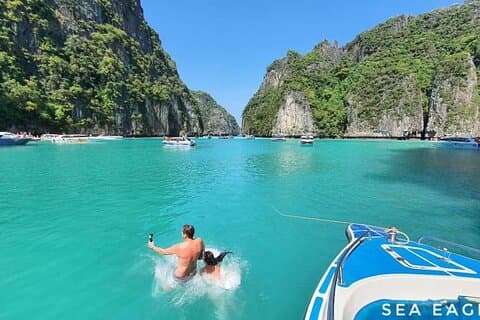 Krabi 4 Islands Tour in motoscafo Snorkeling e pranzo sulla spiaggia