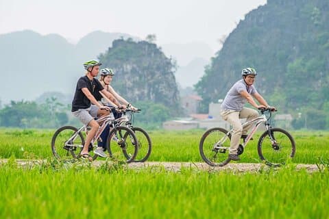 Heldags Ninh Binh til Hoa Lu Tam Coc med cykling