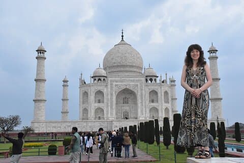 Fra Jaipur samme dag Taj Mahal tur med transfer til Delhi