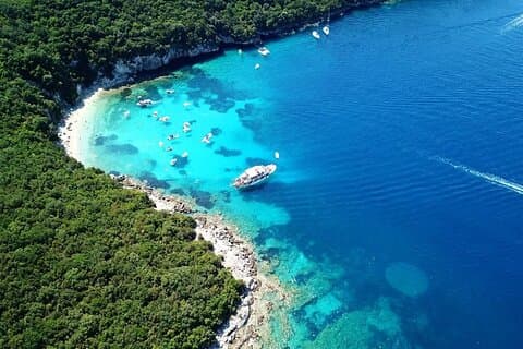 Blaue Lagune Tagestour von Korfu mit Sivota Village Stop