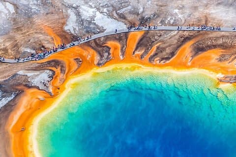 Grand Teton,Yellowstone National Park,Las Vegas 8Day Tour from LA