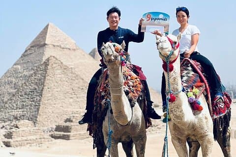Halvdag i Giza Pyramider og Sfinx med Camel/Quad Ride & Lunch