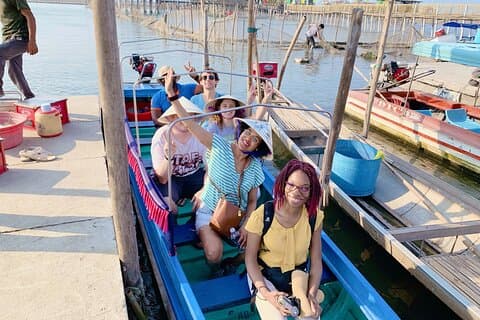 Hue privétour Halve dagtour Tam Giang-lagune bij zonsondergang