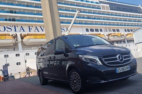 Hin- und Rücktransfer zwischen der Kreuzfahrt und dem Zentrum von Le Havre