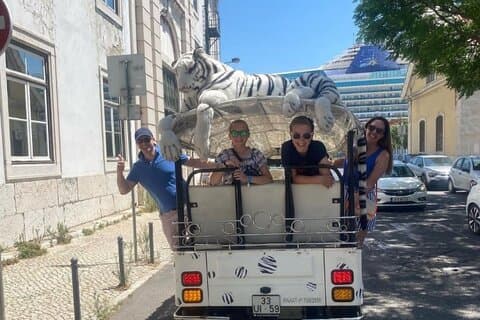 4-hour Tuk Tuk Tour of Belém, City Center, and Lisbon's Old Town