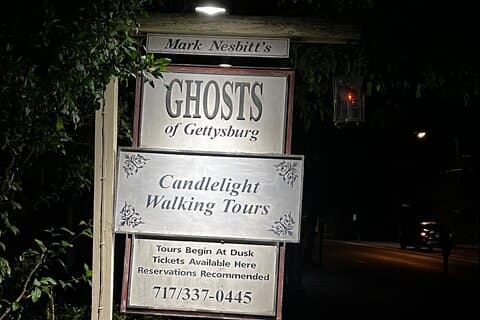 Haunted Civil War Spirits Tour of Downtown Gettysburg
