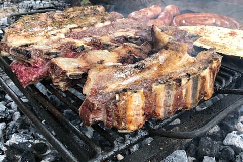 Utomhusgrill på Finca La Cruz