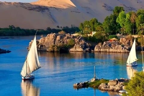 Felucca Nile-tur i Aswan