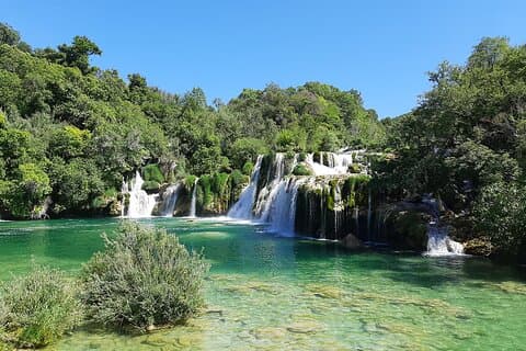 Visite privée d'une journée complète au parc national de Krka depuis Dubrovnik