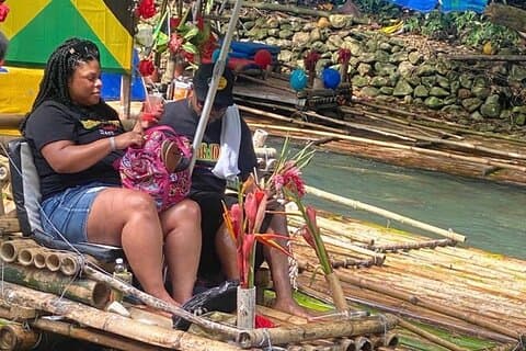 Bamboerafting-avontuur in Ocho Rios