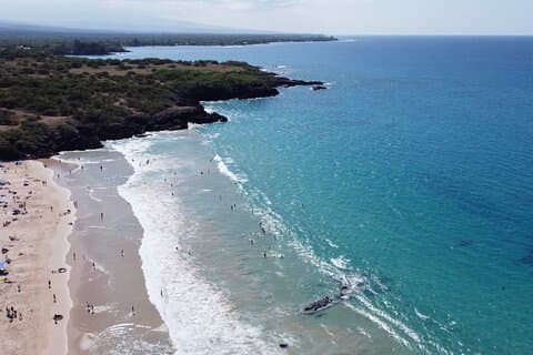 Kona kryssningsfartygsutflykt Hapuna Beach Day & NHS