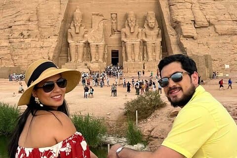 Privat heldagstur till Abu Simbel-templen från Aswan