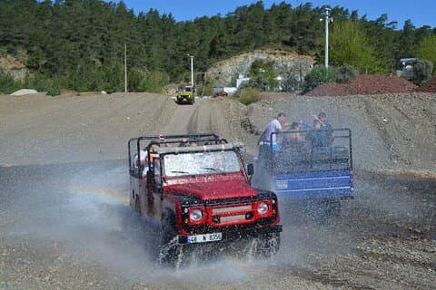 Marmaris Jeep Safari, Waterfall, Jesus Beach og Water fight