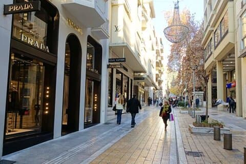 Expérience privée de shopping et de marche à Athènes avec un guide local