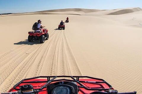 アガディール ATV クワッド ワイルド ビーチ 砂丘と森 スナック付き