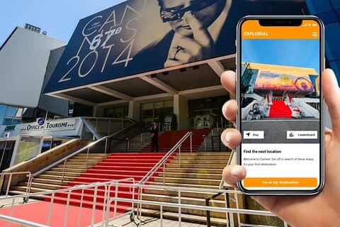 Zelfgeleide tour met speurtocht en bezienswaardigheden in Cannes