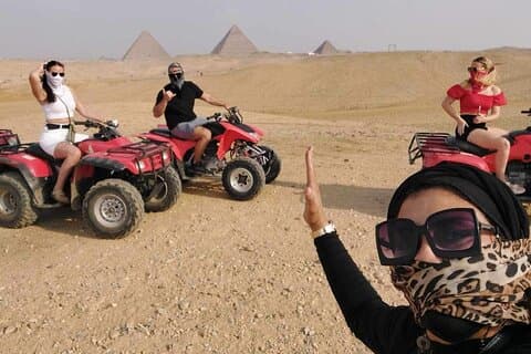 ATV-quad-tur ved Giza-pyramiderne