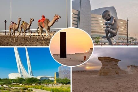 Tour privato di un'intera giornata a ovest del Qatar e della città educativa