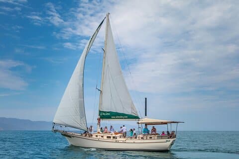 Luxury Puerto Vallarta Shared Sailing Tour: Sail & Dine
