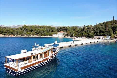 Tour in barca Hop-On Hop-Off delle Isole Elafiti da Dubrovnik