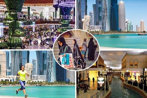 Privérondleiding van een halve dag, Corniche Stop en de skyline van Doha