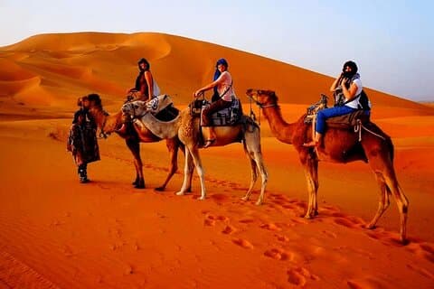 From Fes to Marrakech: 4 Day group tour via the desert Merzouga