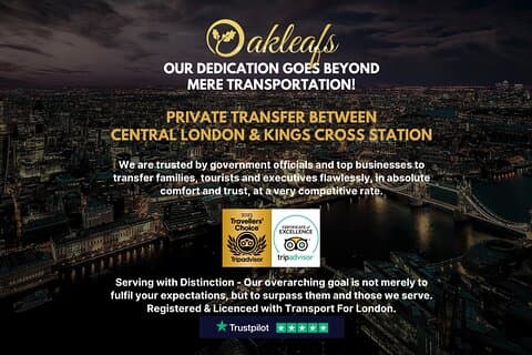 Kings Cross Station – Chauffeur/ Taxi - To & From Central London
