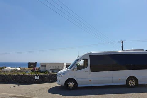 Santorini enkelriktad transfer från/till flygplatsen eller hamnen