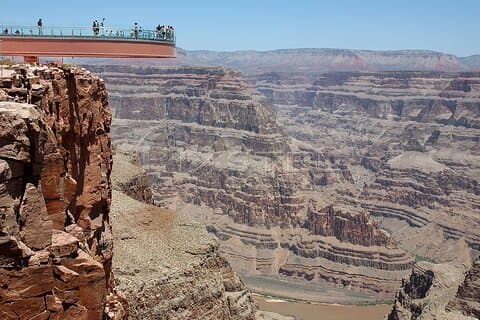Borde oeste del Gran Cañón, incluyendo Skywalk y almuerzo