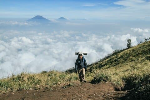2 dagars tur till berget Merbabu från Yogyakarta