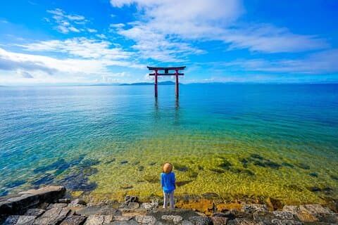 Privé Lake Biwa-tour met erkende gids en voertuig