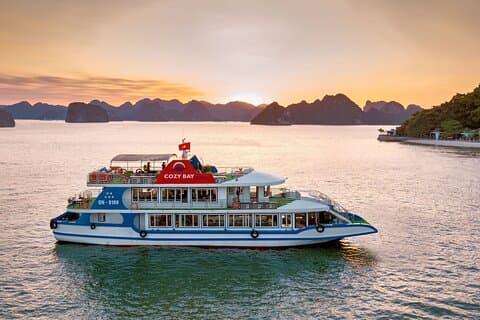 Hyggelig 5-stjernet Luksus Halong Day Cruise fra Tuan Chau Havn