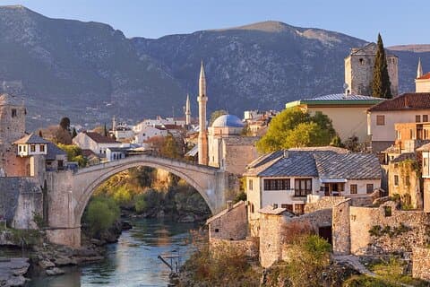 From Split or Trogir: Tour to Mostar and Kravice Waterfalls